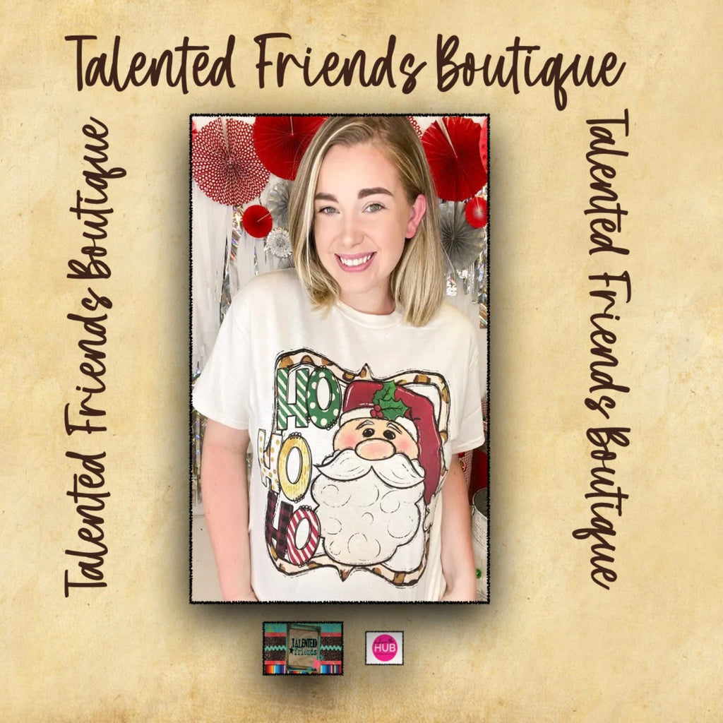 Ho Ho Ho Whimsical Santa T-shirt