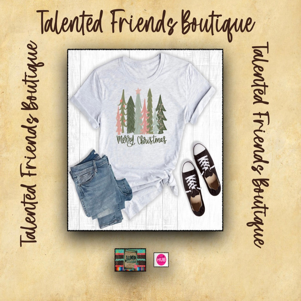 Merry Christmas Trees T-shirt