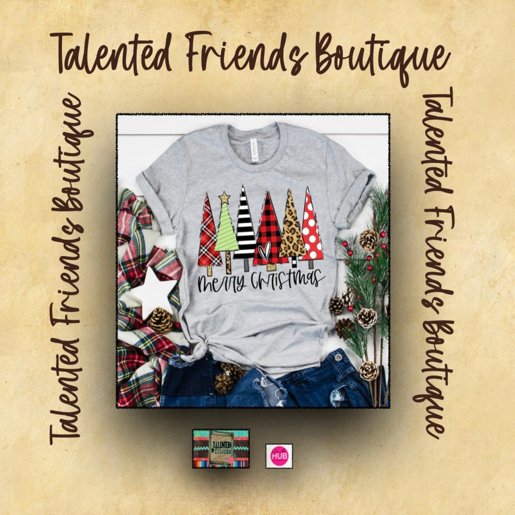 Whimsical Christmas Trees T-shirt