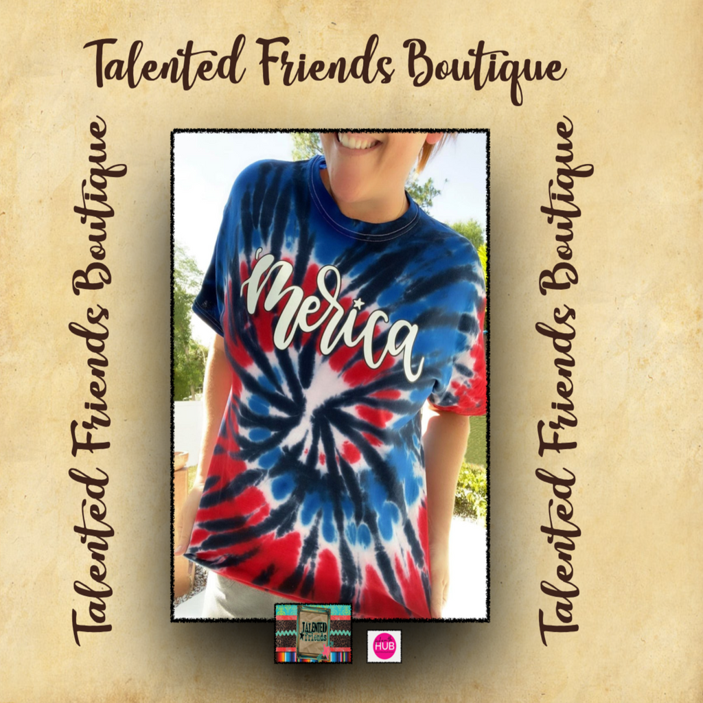 Miss 'Merica Tie Dye T-shirt
