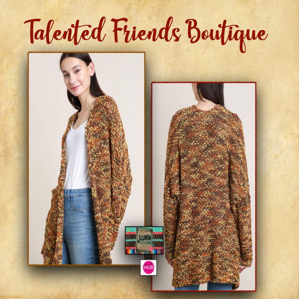 Multi Color Popcorn Sweater