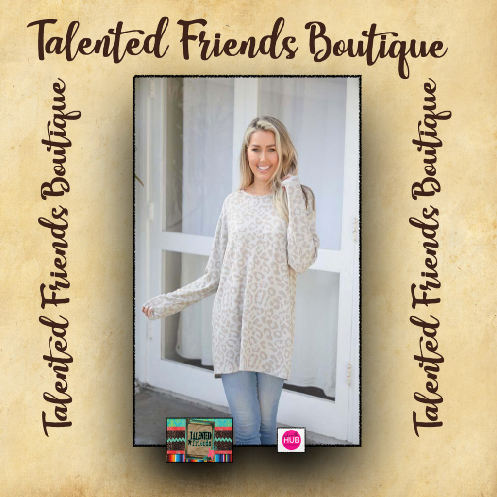 Miss Passing Through Taupe Top