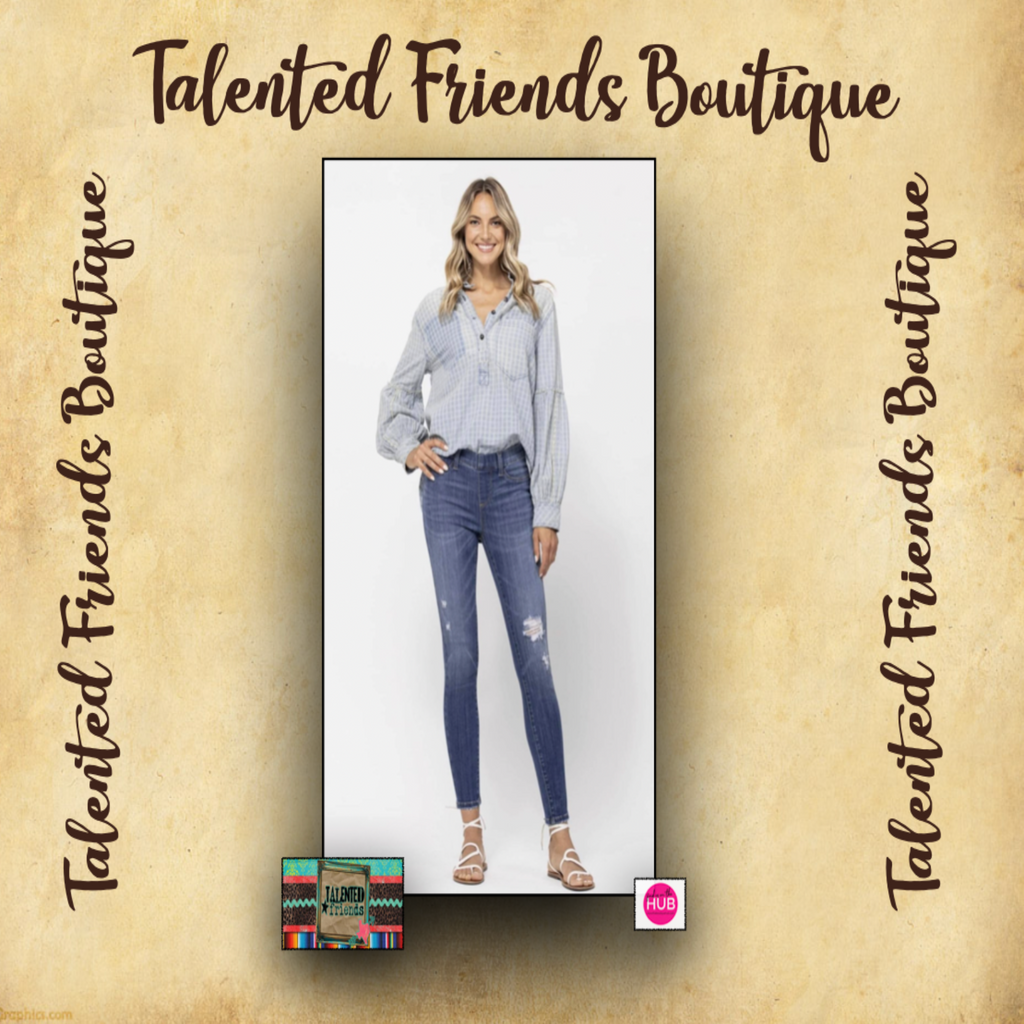 JB Distressed Jeggings