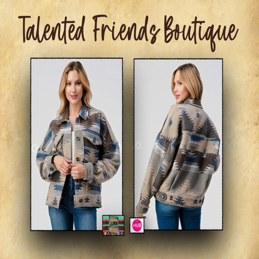 Miss Outdoors Adventures Gray and Blue