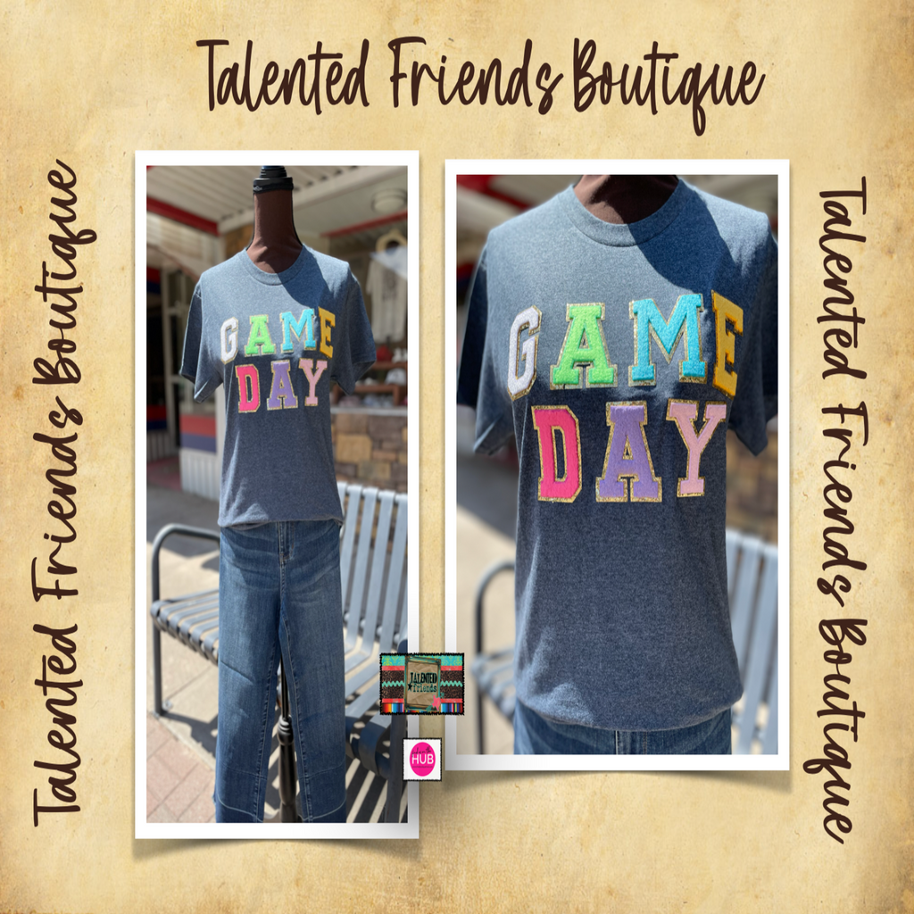 Chenille Game Day T-Shirt
