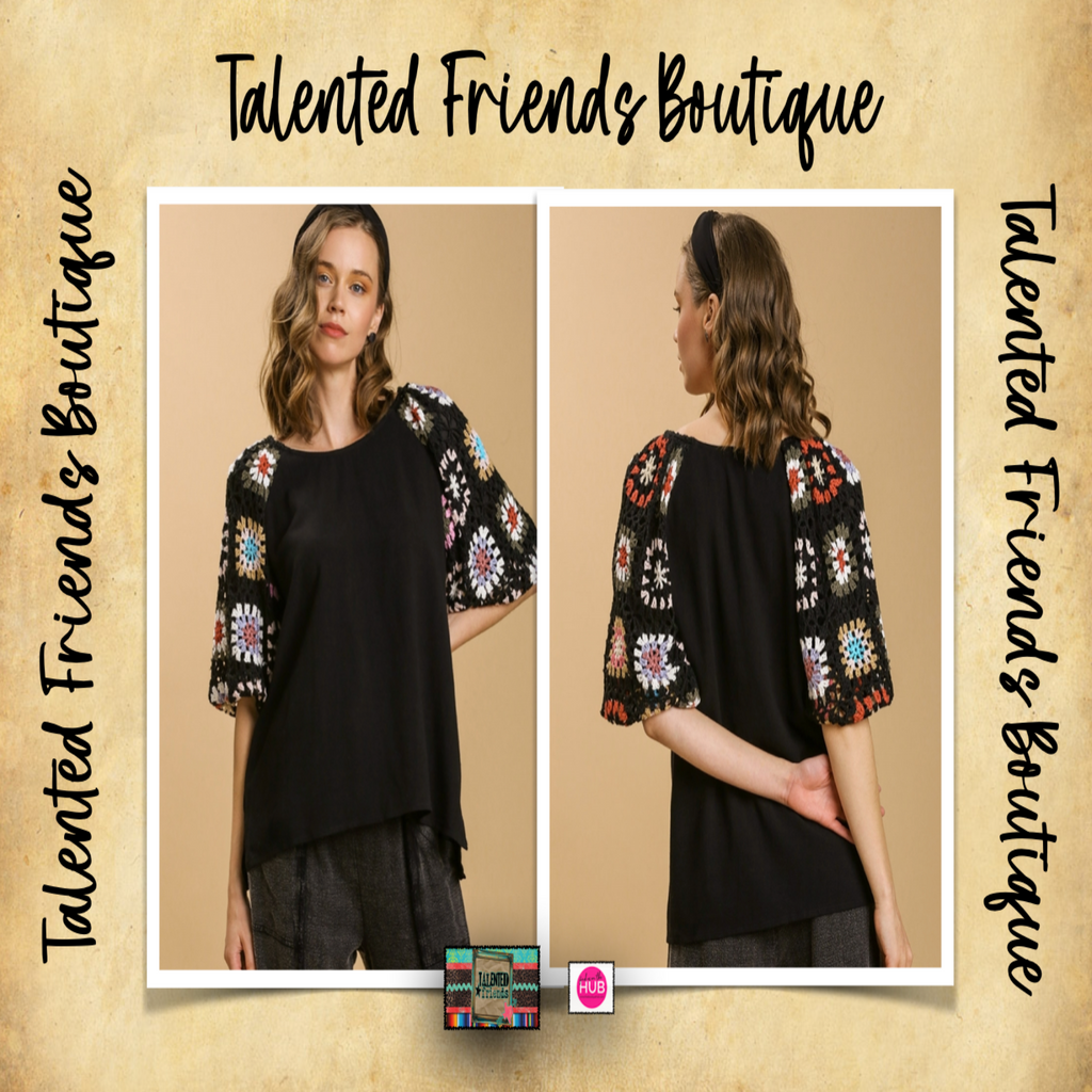 Miss Give You The Best Top - Black