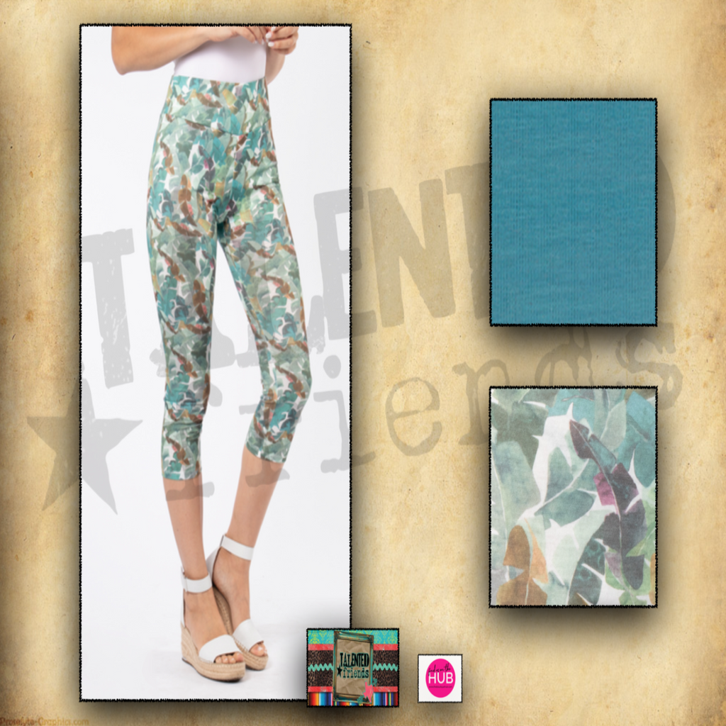 Island Breeze Cropped Leggings