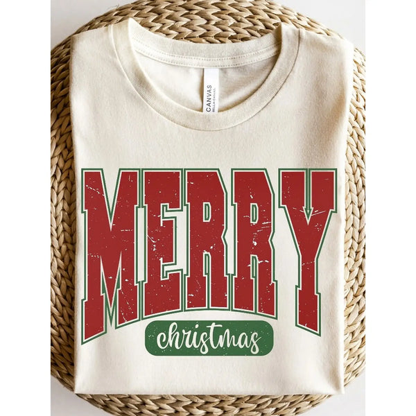 Christmas -  Vintage Merry Christmas T-shirt