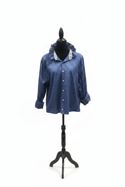 TF Refashioned Ruffle Collar Shirts
