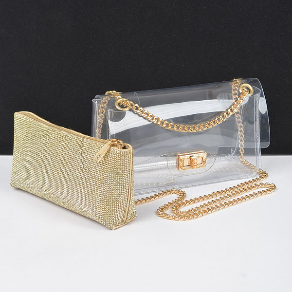 Elevate Your Style Clear Crossbody Bags