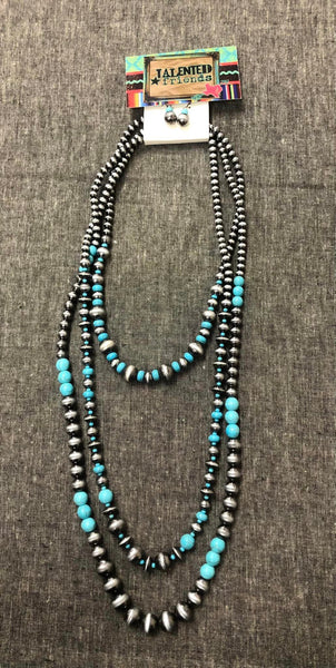 Faux Navajo Beaded Necklaces