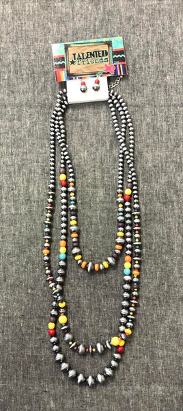 Faux Navajo Beaded Necklaces