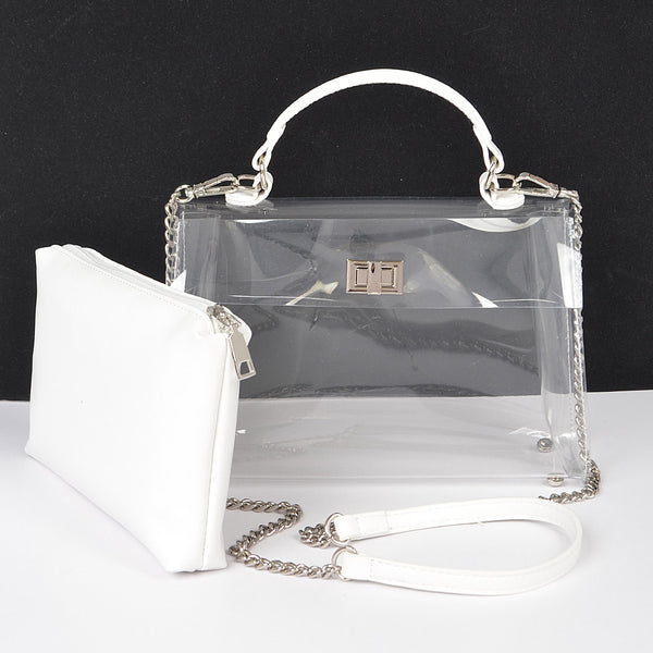 Elevate Your Style Clear Crossbody Bags