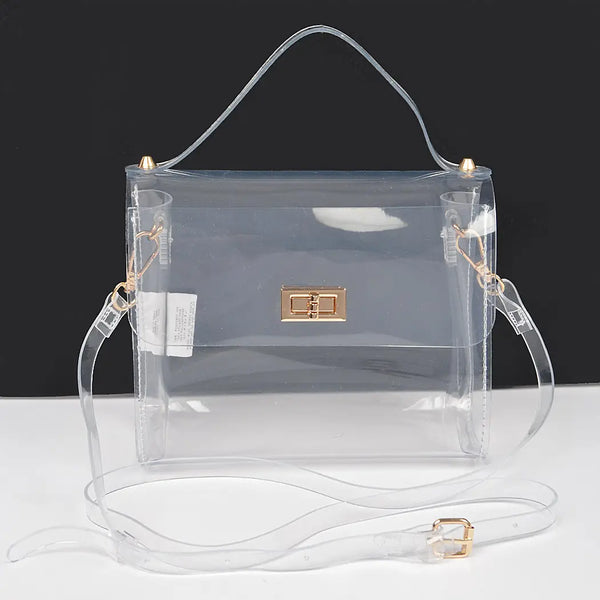 Elevate Your Style Clear Crossbody Bags