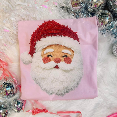 Faux Yarn Santa T-shirt