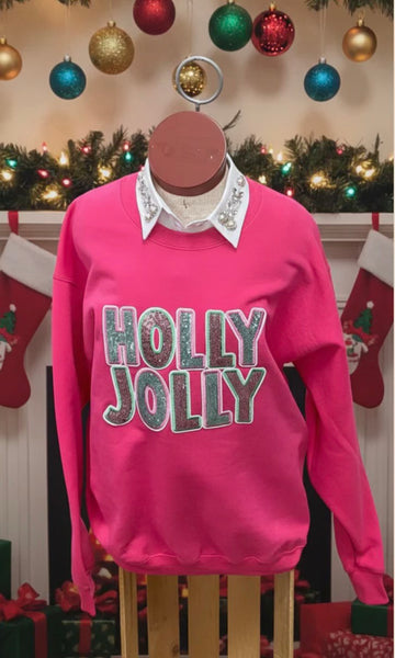 Holly Jolly Sequin Sweatshirt
