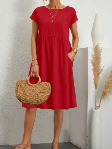 Miss Josie Dress - Red