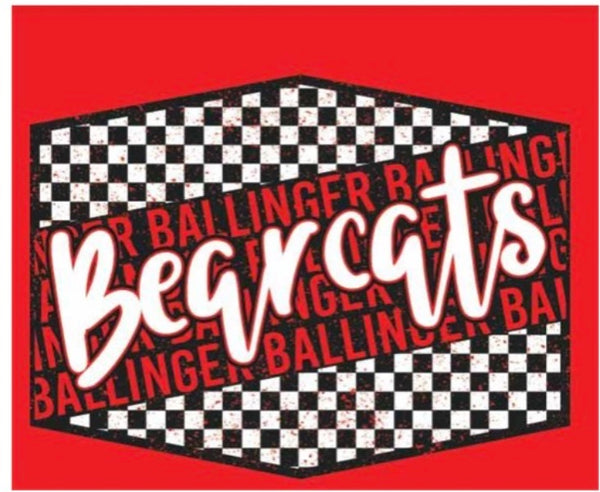 Bearcat Spirit Checkered T-shirt