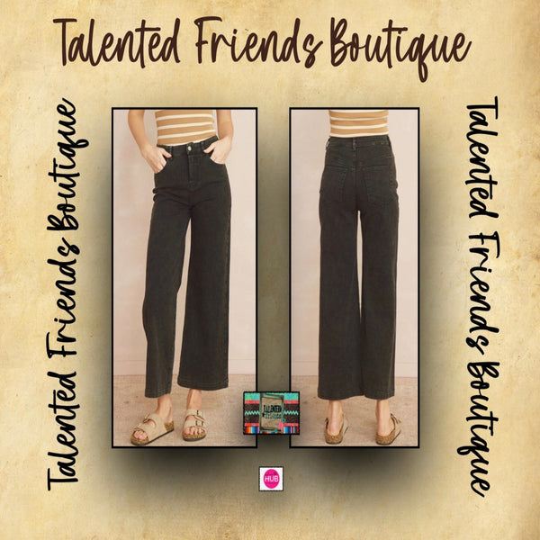 Miss Feeling Special Vintage Wash Crop High Rise Jeans
