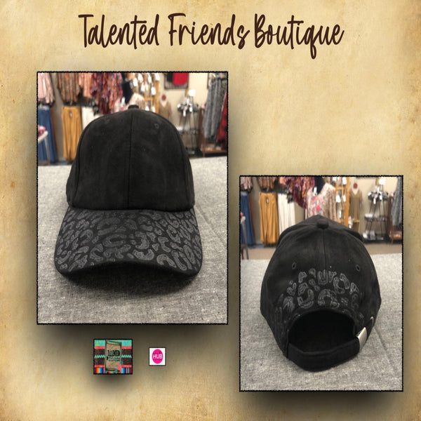 TF Designs - Burned Faux Suede Ball Caps