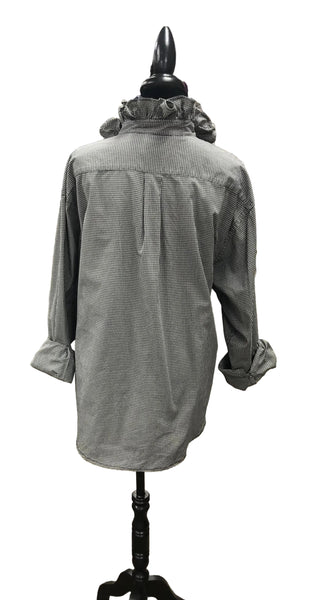 TF Refashioned Ruffle Collar Shirts