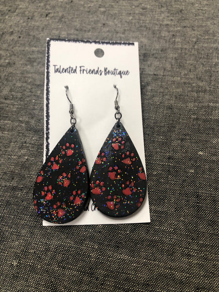 Red & Black Spirit Earrings
