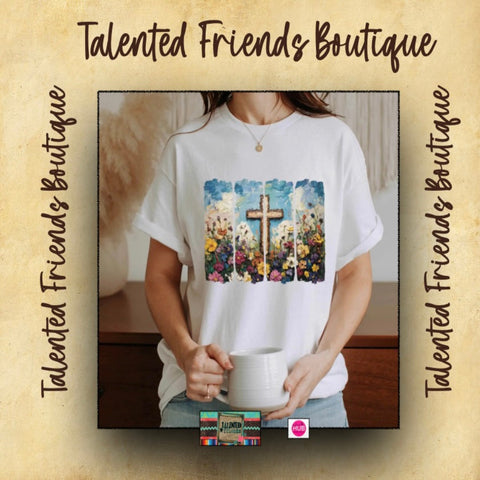 Cross Brush Strokes T-shirt