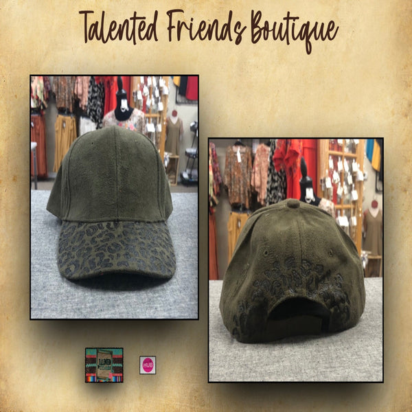 TF Designs - Burned Faux Suede Ball Caps