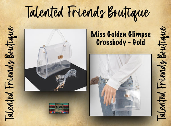 Elevate Your Style Clear Crossbody Bags