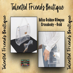 Elevate Your Style Clear Crossbody Bags