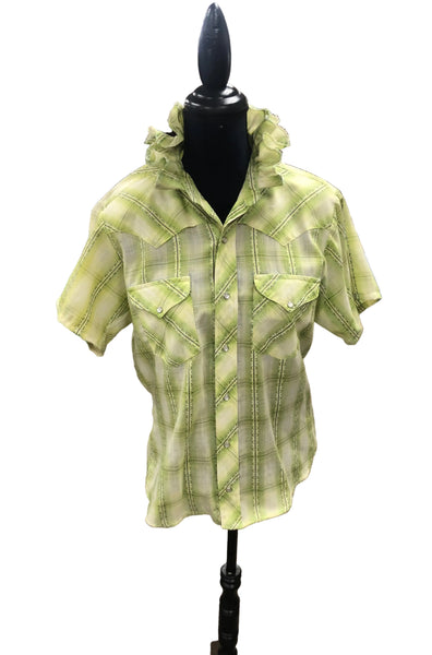 TF Refashioned Ruffle Collar Shirts