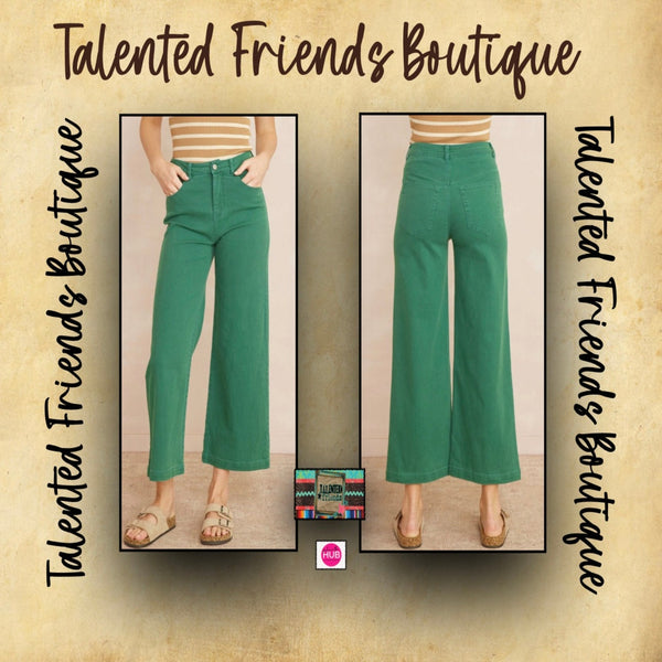Miss Feeling Special Vintage Wash Crop High Rise Jeans