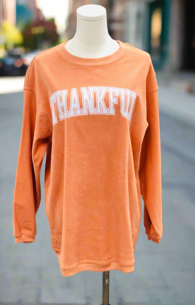 Fall -  Miss Thankful Corded Top