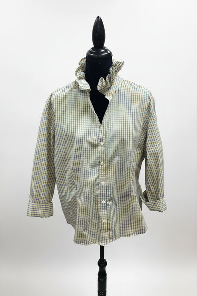 TF Refashioned Ruffle Collar Shirts