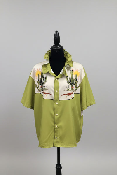 TF Refashioned Ruffle Collar Shirts