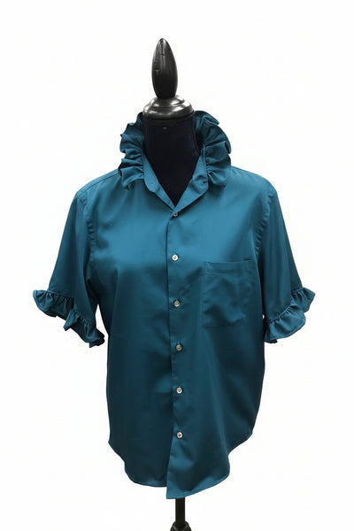 TF Refashioned Ruffle Collar Shirts