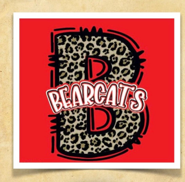 Leopard "B" Bearcat Spirit T-shirt