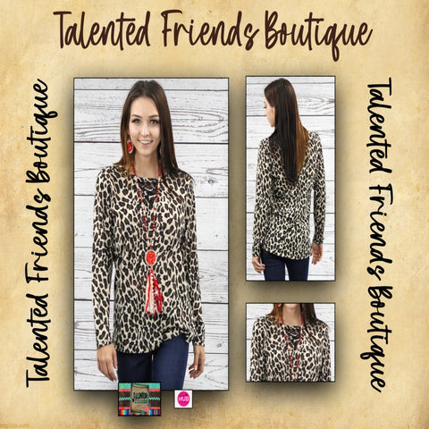 CAS - Miss As Far As You Know Top - Leopard