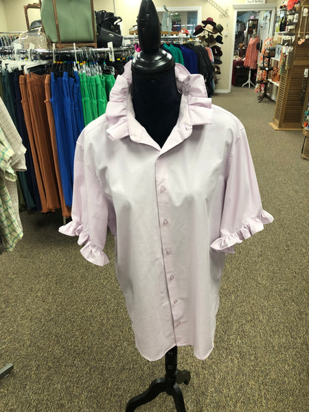 TF Refashioned Ruffle Collar Shirts