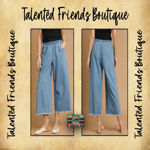 Miss Tight Schedule Pants - Lt. Denim