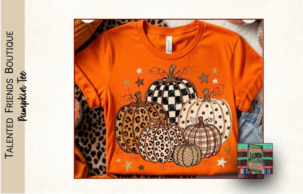 Miss Festive Fall Pumpkin T-shirt