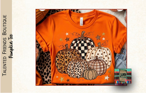 Miss Festive Fall Pumpkin T-shirt