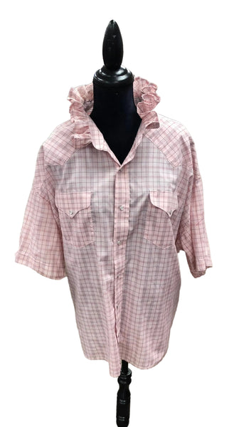 TF Refashioned Ruffle Collar Shirts