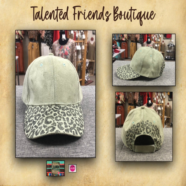 TF Designs - Burned Faux Suede Ball Caps