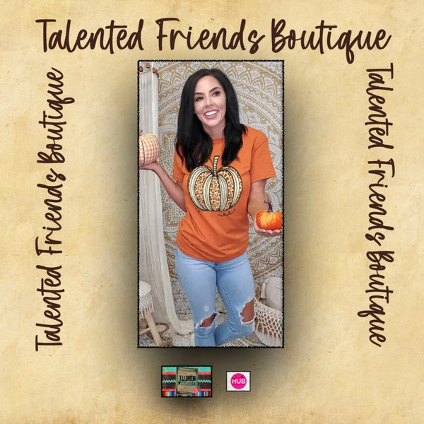 Fall - Sassy Autumn Leopard Pumpkin T-shirt