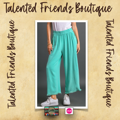 Miss Tight Schedule Pants - Turquoise