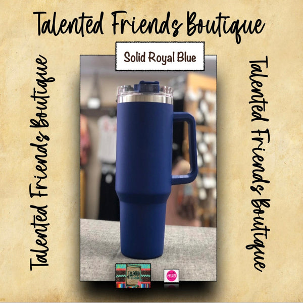 Holiday Shopping Special Miss Solid Amber Tumbler W/Handle