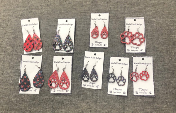 Red & Black Spirit Earrings
