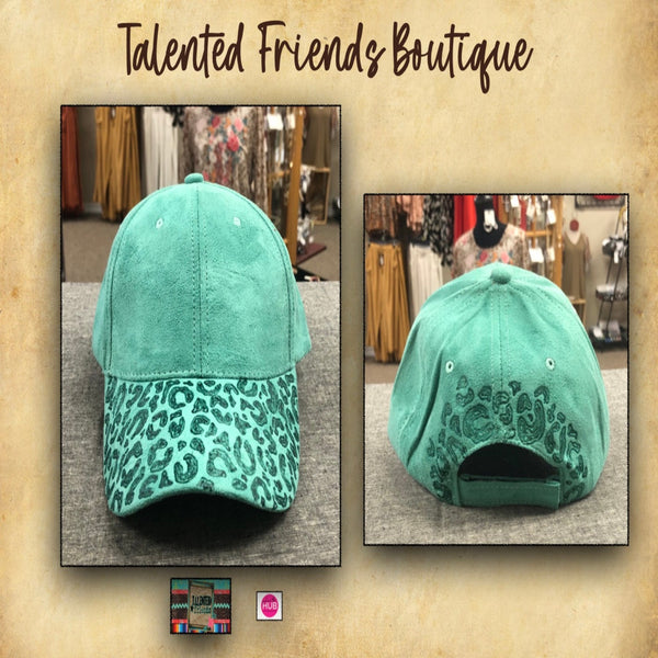 TF Designs - Burned Faux Suede Ball Caps