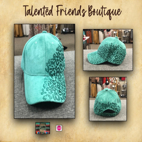 TF Designs - Burned Faux Suede Ball Caps